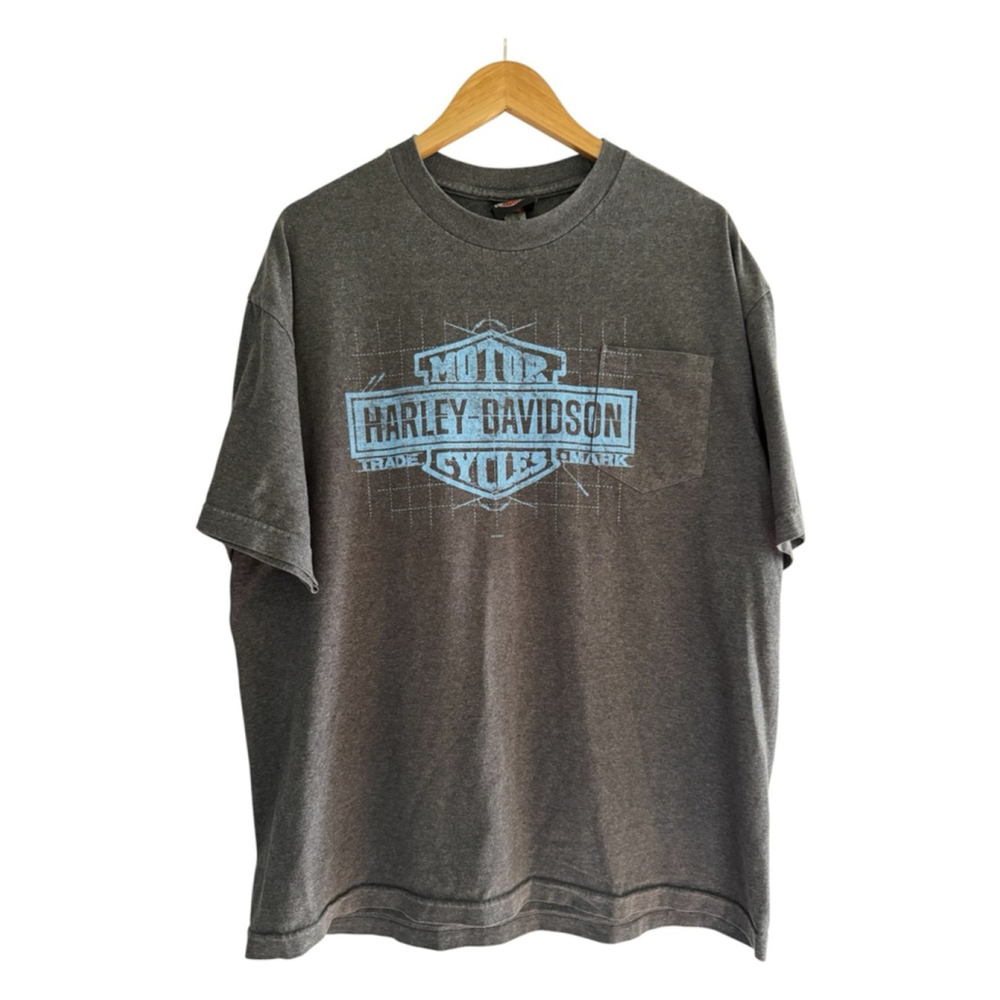 Harley Davidson Graphic Tee Texas Bedford Pocket T Shirt XL